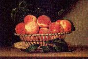Peale, Raphaelle Bowl of Peaches oil on canvas